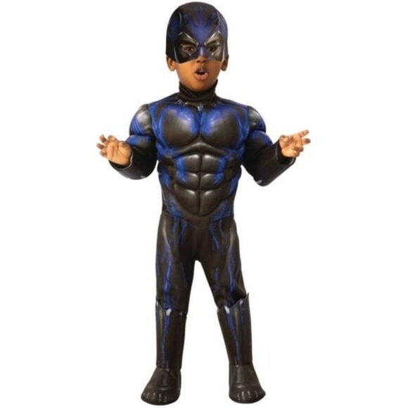 Marvel Toddler Boys Black Panther Muscle Chest Costume Wakanda Avengers 3T/4T. - Picture 1 of 3